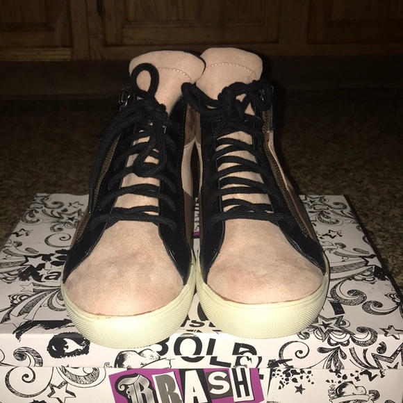 Brash Cleo Cleo Colorblock Bloquecolocntrst Cou Real Leather & Suede High Tops - Picture 2 of 11